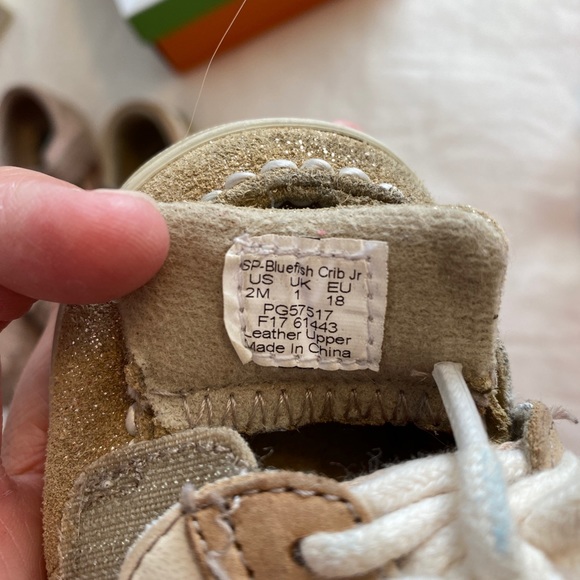 Infant Sperry - Gold - Picture 2 of 3